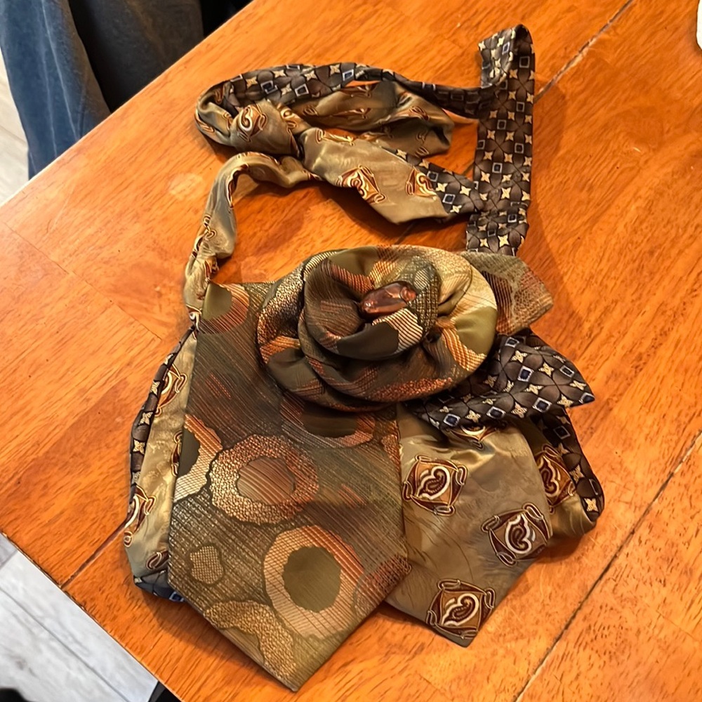 handmade Tie Purse